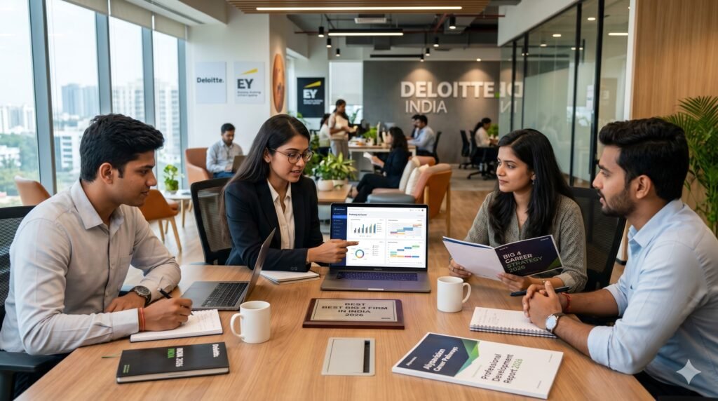 freshers CA/MBA inquirying big 4 best firms in india